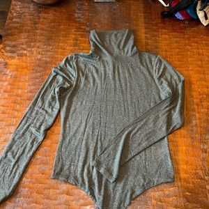 Naked Wardrobe Heather gray body suit